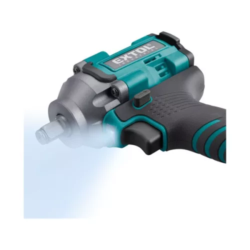 EXTOL INDUSTRIAL Share20V akkus ütvecsavarozó 1/2" szénkefementes, 20V 2Ah, töltő, 500 Nm