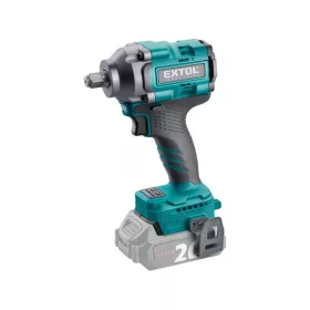   EXTOL INDUSTRIAL Share20V akkus ütvecsavarozó 1/2" négyszöggel, szénkefementes, 500 Nm, akku és töltő nélkül