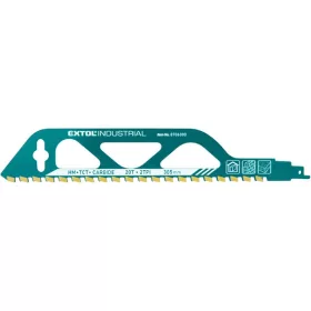   EXTOL INDUSTRIAL szablyafűrészlap Bosch befogással, HM/TCT, 305 mm, 2TPI, gázbetonhoz
