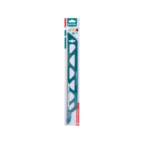 EXTOL INDUSTRIAL szablyafűrészlap Bosch befogással, HM/TCT fogakkal, 505 mm, 2TPI, gázbetonhoz
