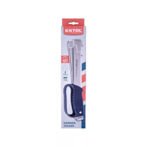 EXTOL PREMIUM krómozott profi tűzőkalapács 10,6mm, 6-10mm kapcsokhoz