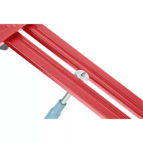FORTUM asztalos T-vonalzó és szögmérő, 350×190 mm, ALU, lézergravírozott, mm beosztással