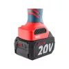 EXTOL PREMIUM Share20V akkus sarokcsiszológép 125mm, szénkefe nélküli, 20V Li-ion, 1db akkuval és töltővel