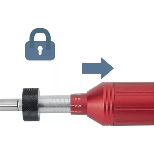 EXTOL PREMIUM nyomaték csavarhúzó bitekhez, 1/4", 1 - 6 Nm, +/- 7% pontosság
