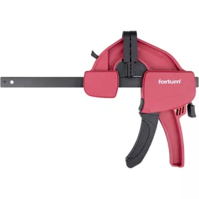 FORTUM fém asztalos szorító gyorskioldóval, 150 mm