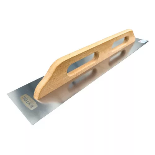 EXTOL CRAFT rozsdamentes glettelőkanál bükkfa fogantyúval 680×128×80mm