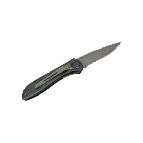   EXTOL PREMIUM zsebkés (bicska), rozsdamentes acél penge, ALU nyél, teljes/összecsukott hossz.:205/115 mm