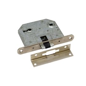   FLAME Bevésőzár, 55×55×20mm, 1 kulcsos, LŐVÉR típusú, Flame