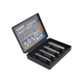   EXTOL PREMIUM törtcsavar kiszedő klt. 4db (2,7-3,5-4,0-6,0 mm)×51mm, HSS