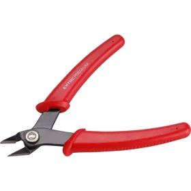   EXTOL PREMIUM műszerész oldalcsípő fogó, mini, 130 mm, HRC 52-55, átvágható drót max.: réz: 2mm, acél:1mm