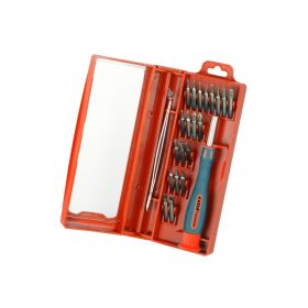   EXTOL PREMIUM órás csavarhúzó klt. 22 db C.V. bitekkel; lapos 1,5-3mm, PH000-PH1, PZ0-PZ1, imbusz: 1,5-3mm, torx: T6-20