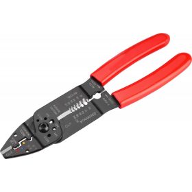   EXTOL PREMIUM érvéghüvely fogó (krimpelő), 1,0 - 2,5 mm2, vágási kapacitás: M 2,6-3,0-3,5-4,0-5,0, blankolás: 0,6-3,2mm, hossz: