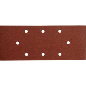   EXTOL PREMIUM csiszolópapír, lyukas klt. 10db, 93×230 mm, 8 db lyukkal, P120, 407114, 407115-höz