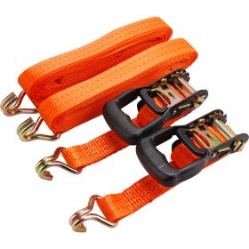   EXTOL PREMIUM rakományrögzítő gurtni, 2db, kampós, max. 2000kg; 5m×35mm, EN12195-2,TÜV/GS