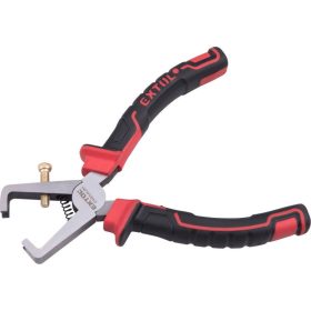   EXTOL PREMIUM blankoló fogó; 160mm, duál vörös/fekete TPR nyél, akasztós szerszámtartó