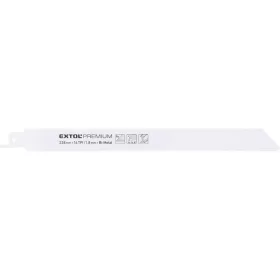   EXTOL PREMIUM szablyafűrészlap klt., 3db, Bosch befogás, 225 mm, 14T, Bimetal, fém anyagokhoz, tiszta vágás
