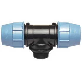   KPE T-idom KM 20mm x 3/4' - Külső menetes csatlakozó, idom, KPE, 20mm átmérő, 3/4' menetrendszer, KM termék.