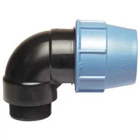   KPE könyök KM 20mm x 3/4' - Menetes csőkönyök 20mm átmérővel