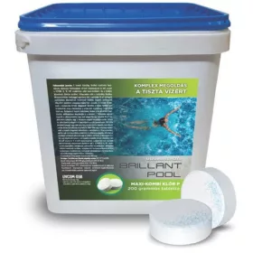   Brillant Pool Maxi-Kombi Klór P tabletta, 95 % tisztaság, 5 kg