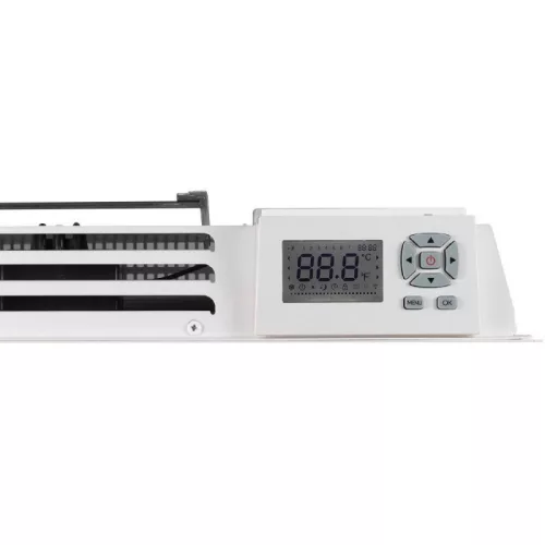 Elektronikus fűtőtest, FKA 100, fali, 840 - 1000 W teljesítmény, fagyvédelem, ablaknyitás érzékelés, fehér