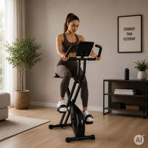 MOVEPRO összecsukható mágneses szobakerékpár, 8 ellenállási szint, 120 kg teherbírás