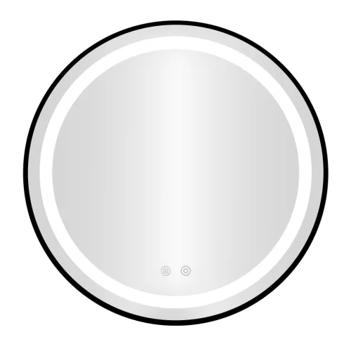 ModernHome kerek LED fürdőszobatükör, falra szerelhető, 80 cm, 3 szín, érintőkapcsolós, fényerőszabályzós