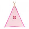 Indián tipi sátor, rózsaszín wigwam gyerekeknek, játéksátor - outdoor, beltéri, gyermek játék, táborozás