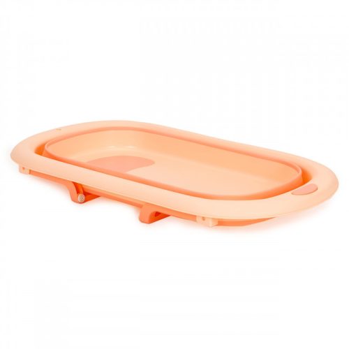 Gyermek kád, összecsukható turista kád leeresztővel, rózsaszín
