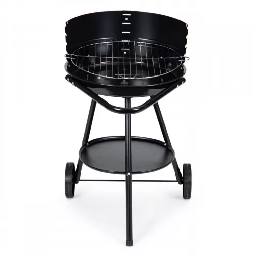Kerek kerti grill állítható ráccsal - kerti sütő, grillező, grillrács, kerti party, tűzrakóhely