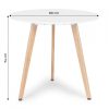 Modern fa asztal nappaliba és konyhába 80cm