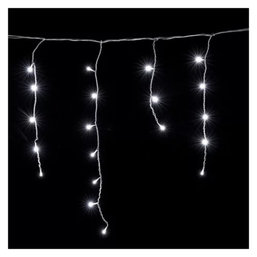 Kültéri dekorációs karácsonyi fényfüzér 500db LED 19m-es függöny - karácsonyi dekoráció, kültéri fények