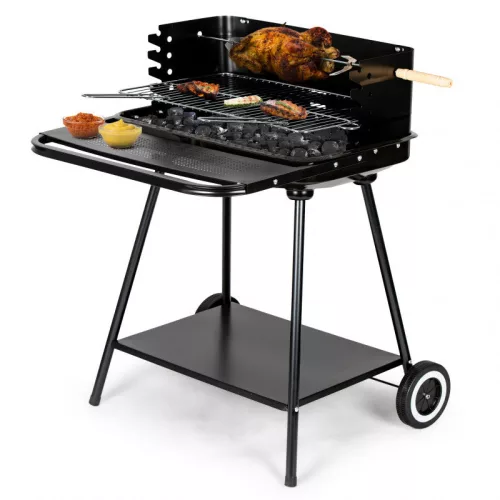 Kerti grill sütő nyársakkal - BBQ grillező kerti sütő - kerti sütögetés nyársakkal - kerti grillező sütő