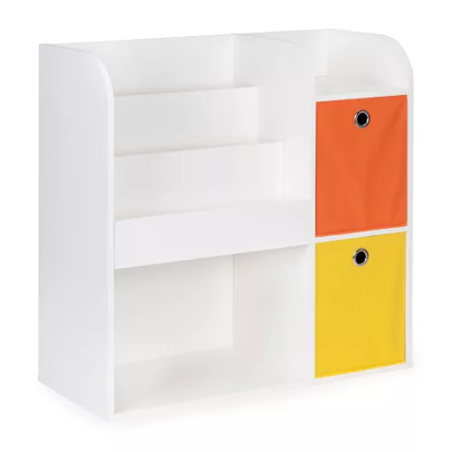 ECOTOYS gyerek polcos tárolószekrény rekeszekkel