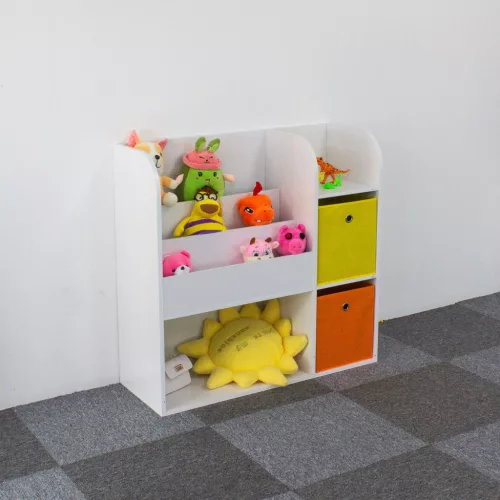ECOTOYS gyerek polcos tárolószekrény rekeszekkel