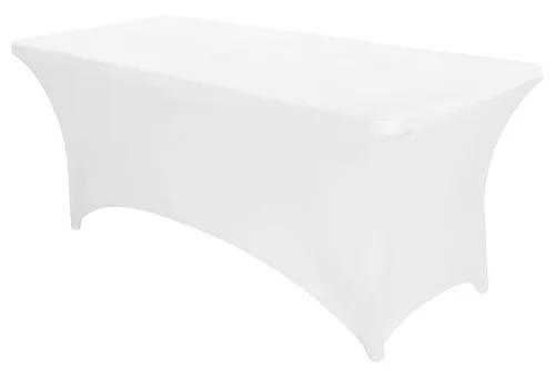 MultiGarden fehér sztreccs asztalterítő catering asztalhoz 240 cm 8FT