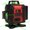 LONGWELL INDUSTRIAL LTD 360° 4D keresztvonalas zöld lézerszintező, 16 vonalas