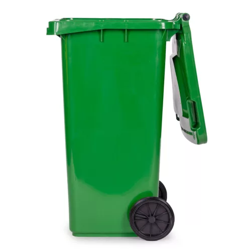 MULTISTORE 4 részes 4x120L hulladéktároló szett, kék zöld sárga fekete, gumikkerekkel