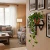 ModernHome függő falivirág-tartó polc loft gyémánt alakú dekorációhoz