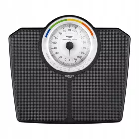   ELDOM klasszikus mechanikus fürdőszobai mérleg BMI funkcióval, 180 kg, fekete