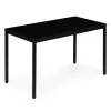 ModernHome étkezőasztal vagy íróasztal 4-5 főre, 120x60 cm, fekete
