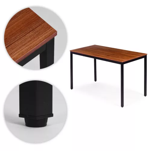ModernHome konyha- és étkezőasztal 4-5 főre, számítógépasztal 120x60 cm