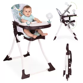 ECOTOYS összecsukható etetőszék játékokkal