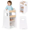 ECOTOYS Montessori állítható fellépő tanulótorony gyerekeknek