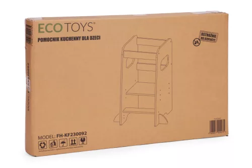 ECOTOYS Montessori állítható fellépő tanulótorony gyerekeknek