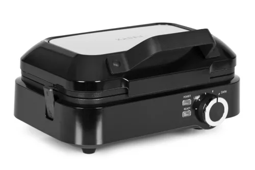 KADEN gofrisütő 2 nagy gofrihoz, tapadásmentes bevonattal, hőmérséklet-szabályozással, 1200W