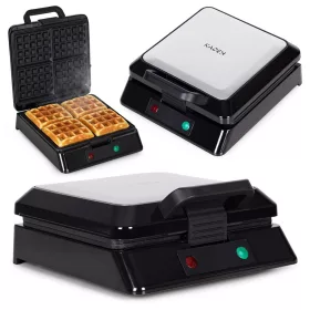   KADEN gofrisütő 4 nagy gofrihoz, tapadásmentes bevonattal, 1080–1300W