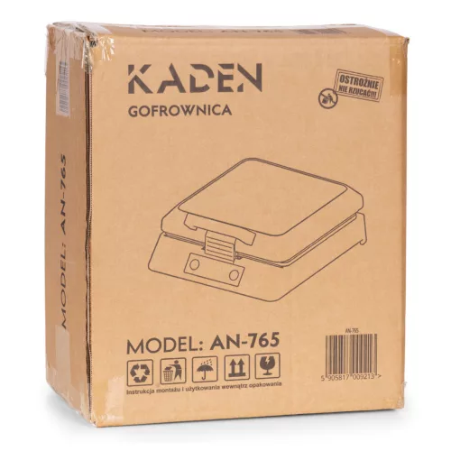 KADEN gofrisütő 4 nagy gofrihoz, tapadásmentes bevonattal, 1080–1300W