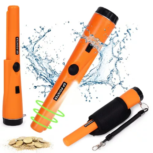 MULTISTORE vízálló kézi fémkereső pinpointer LED zseblámpával és tokkal