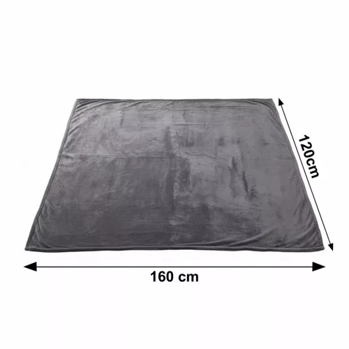 Bauerkraft kétoldalas elektromos melegítő takaró 120x160 cm, hőfokszabályzóval és távirányítóval