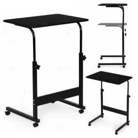 ModernHome fekete laptopasztal fotel mellé